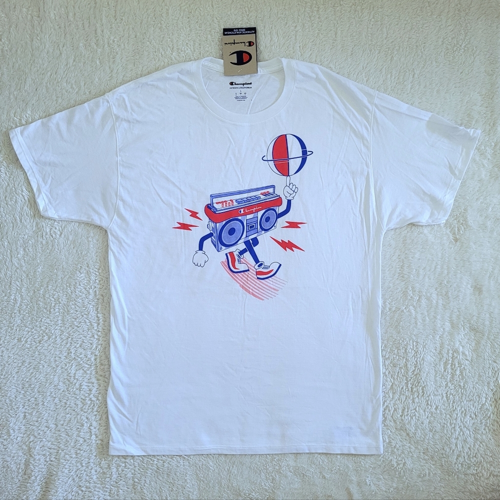 Champion🏆 Boom Box Graphic Tee👕 -  NWT